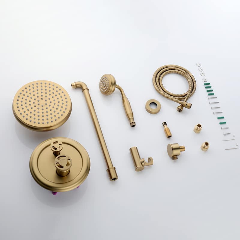 Rbrohant Complete Shower System with Rough-In Valve
