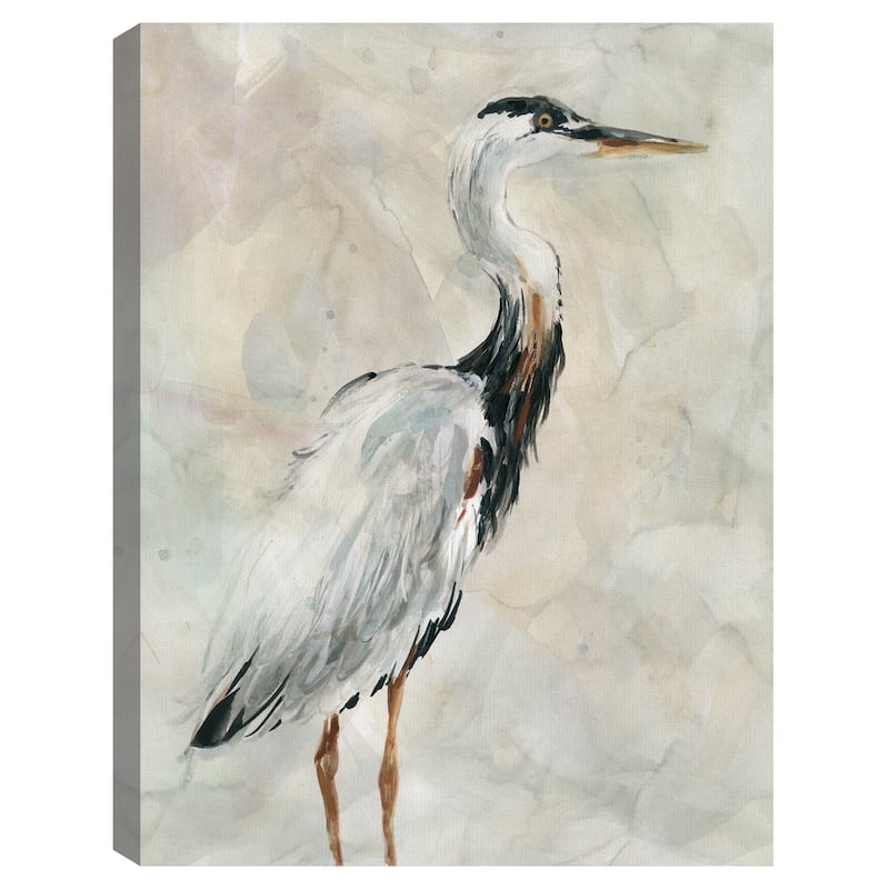 Crane at Dusk I Canvas Art Print