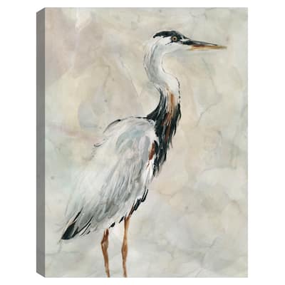 Crane at Dusk I Canvas Art Print
