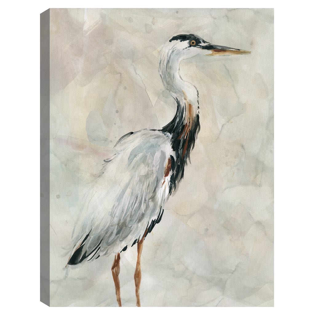 Crane at Dusk I Canvas Art Print