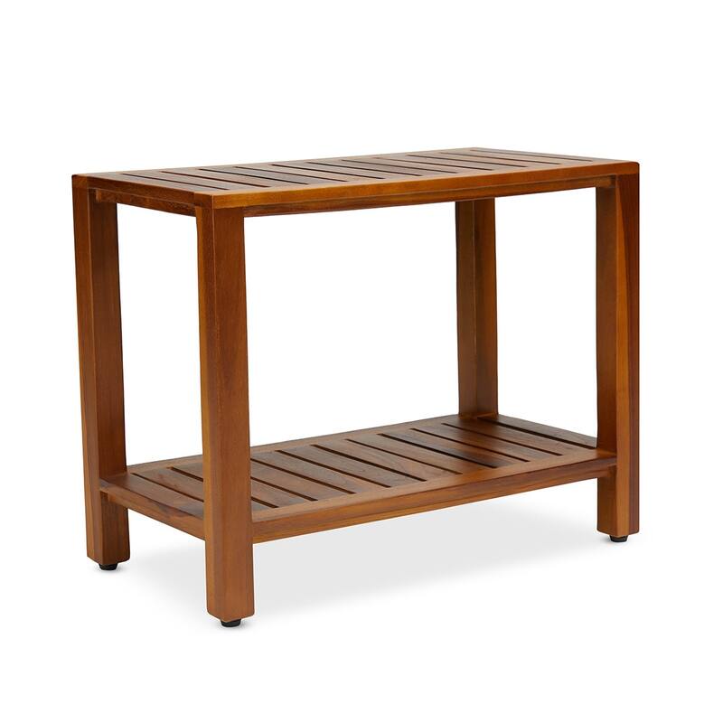 TeakCraft The ESKE, Teak Shower Bench 24 Inch