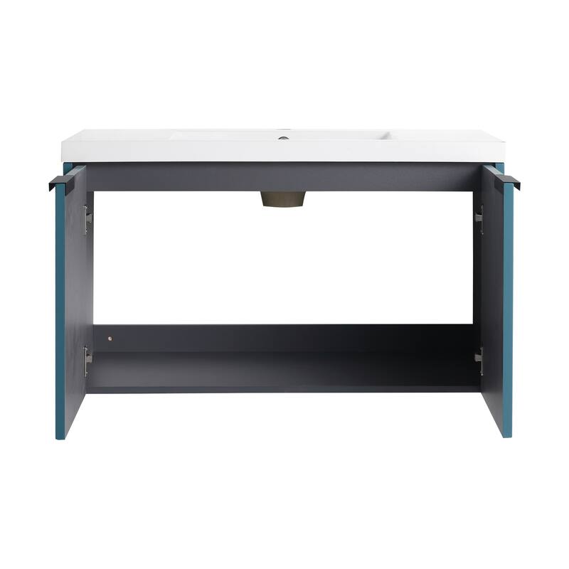 BNK 36''/48'' Single Bathroom Vanity With Sink, Floating Bathroom Vanity with Soft Close Door