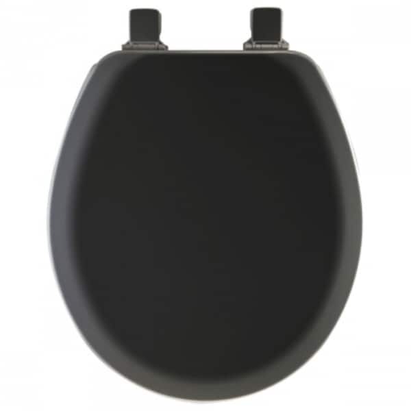 Mayfair 41EC047 Round Molded Wood Toilet Seat w/ EasyClean Hinges