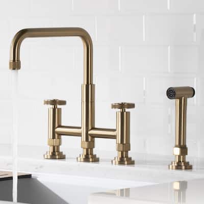Kraus Urbix Industrial Solid Brass Kitchen Faucet