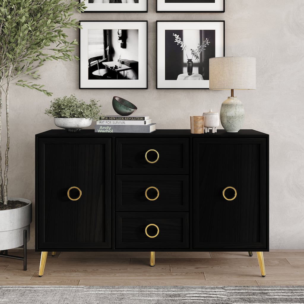 CraftPorch Contemporary Glam Sideboard Cabinet