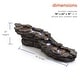 preview thumbnail 3 of 9, Alpine Corporation 76" Long Outdoor Tiering Rocky River Stream Water Fountain with LED Lights