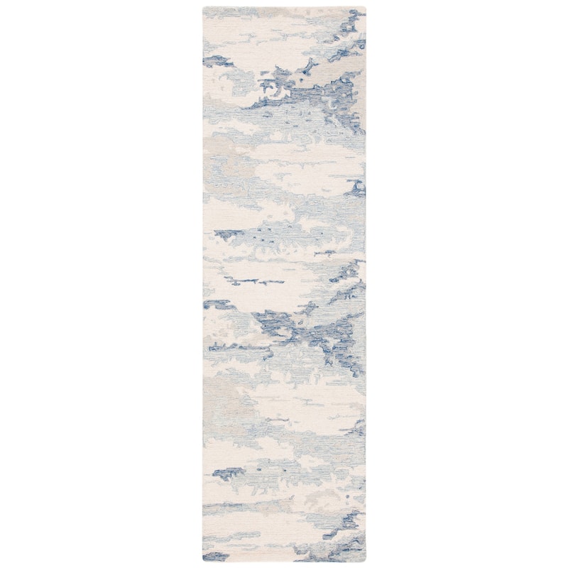 SAFAVIEH Handmade Abstract Kotoko Contemporary Wool Rug