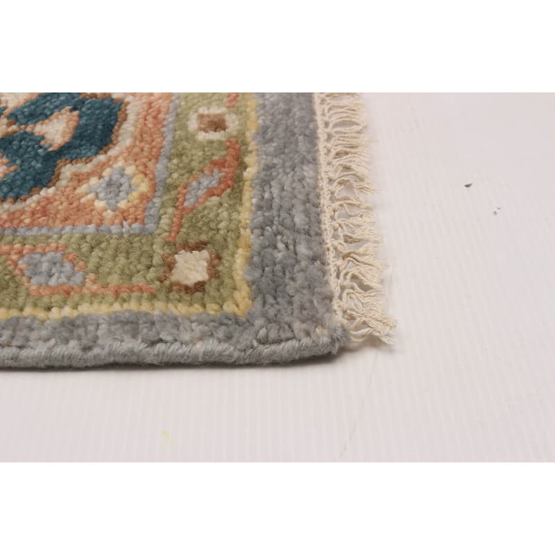 ECARPETGALLERY Hand-knotted Jules Serapi Grey Wool Rug - 7'10 x 10'0