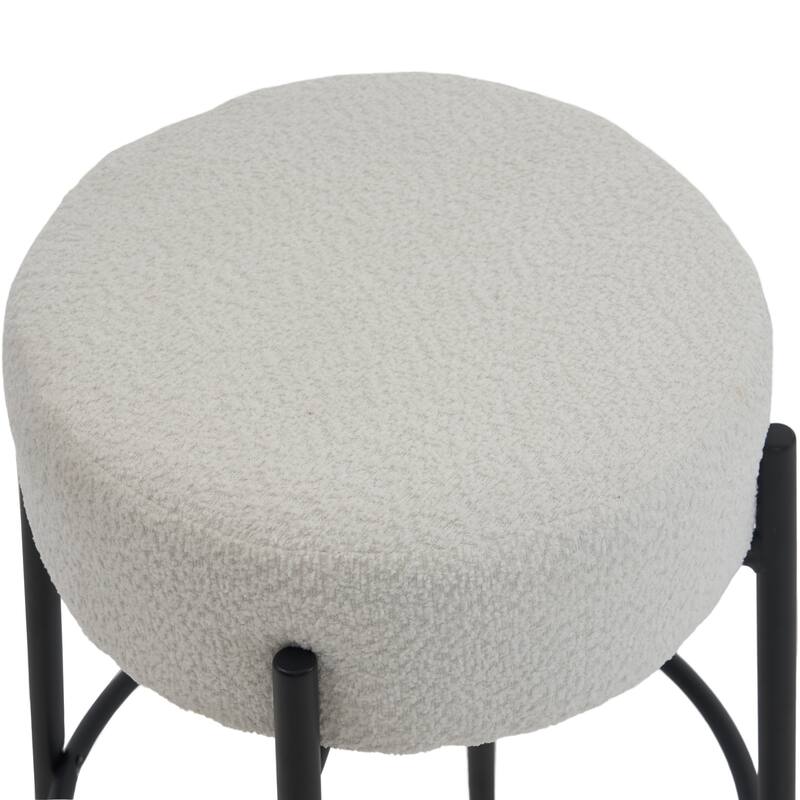 30" Tall, Round High Bar Stools, Set of 2