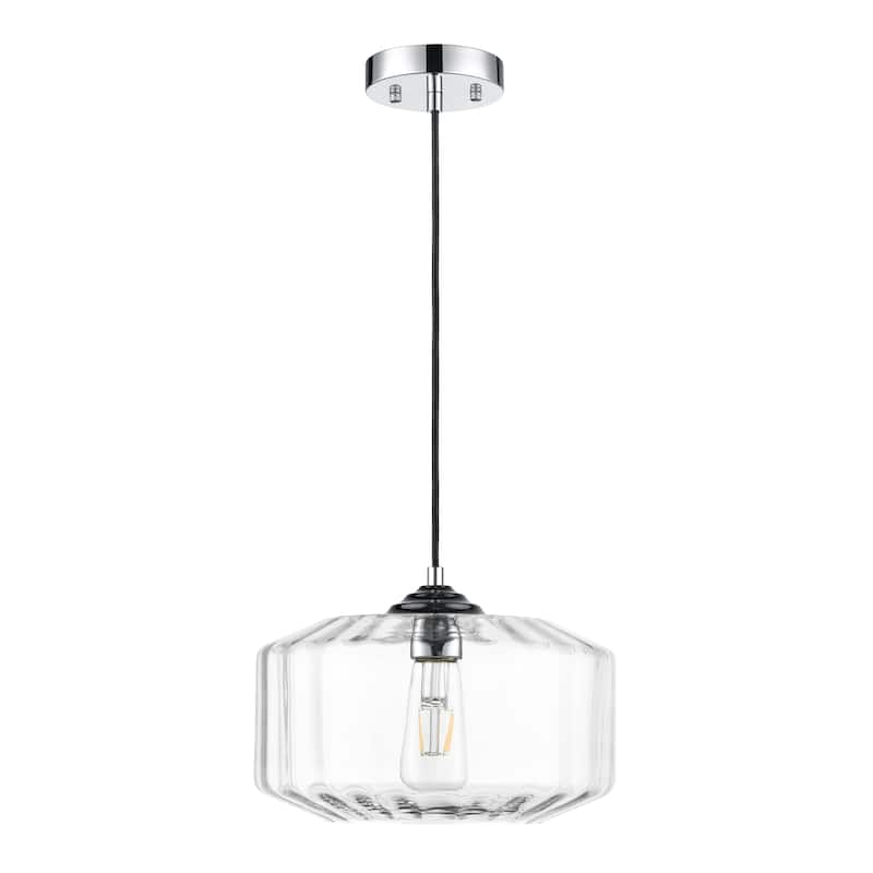 Light Society Knox Pendant Light - Chrome/Clear
