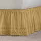 preview thumbnail 18 of 34, Copper Grove Falcata Wrap-Around Eyelet Ruffled Bed Skirt