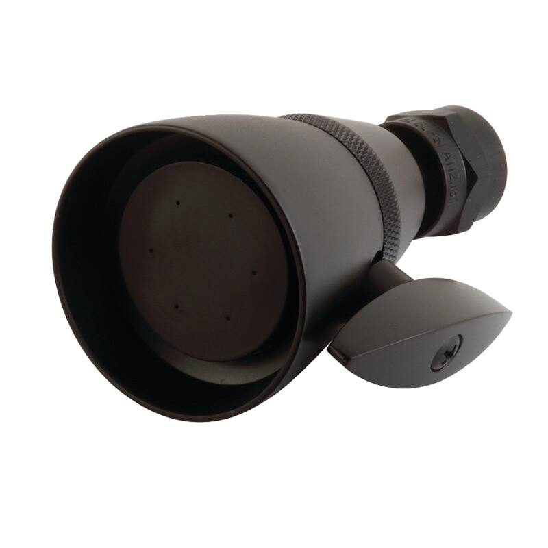 Kingston Brass Made To Match 2-1/4-Inch Adjustable Shower Head - Matte Black