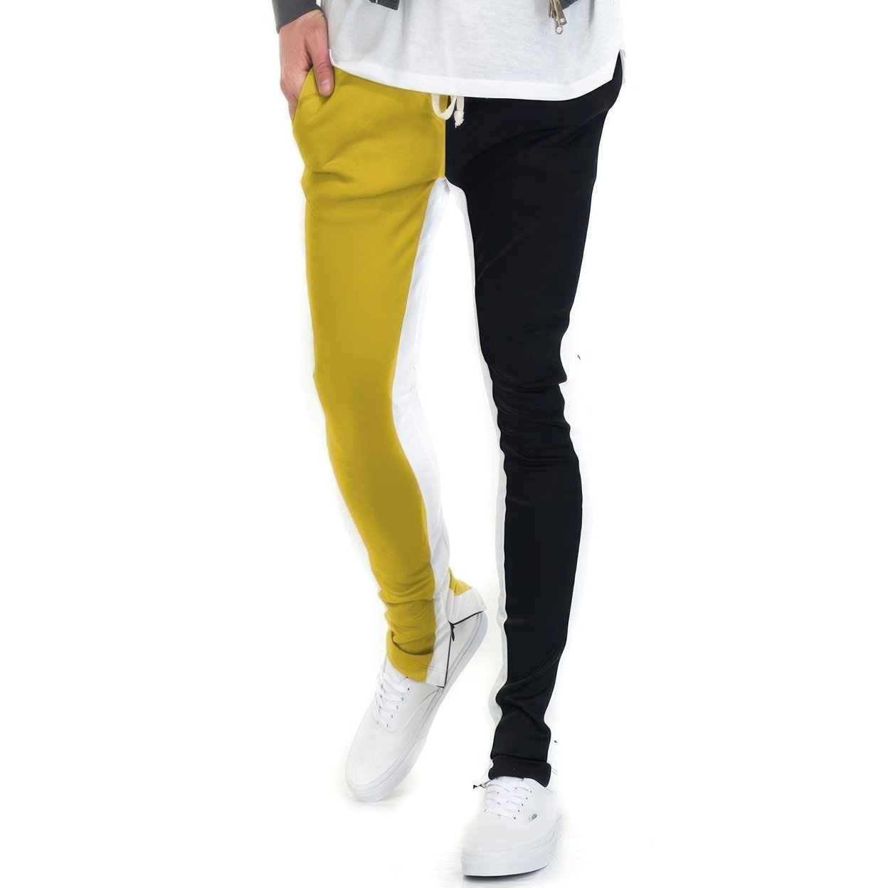 【NONCODE】Turble Two-Tone Strap Pants Strap Pants C032 – YN (US)