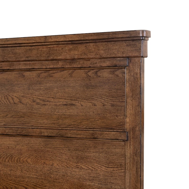 Liberty Furniture Carolina Park Panel Bed, Dresser & Mirror, Chest, Nightstand - King, Queen