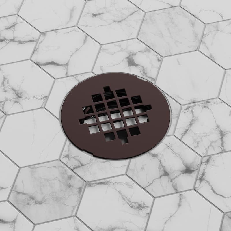 DreamLine DN09X02R SlimLine 2" Round Shower Drain - Oil Rubbed Bronze