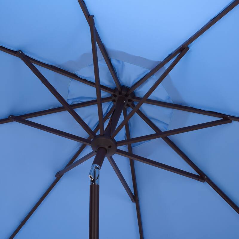 SAFAVIEH Outdoor Living Torsa 9ft Crank Umbrella