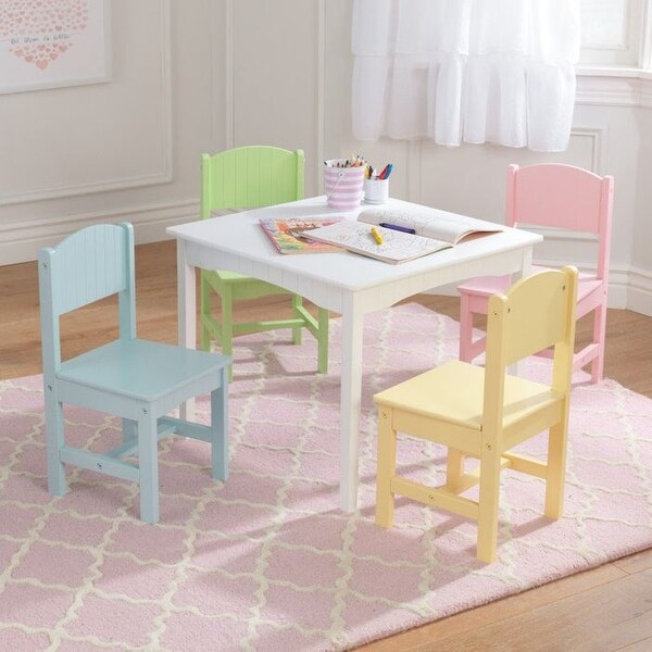 kidkraft pastel table and chairs