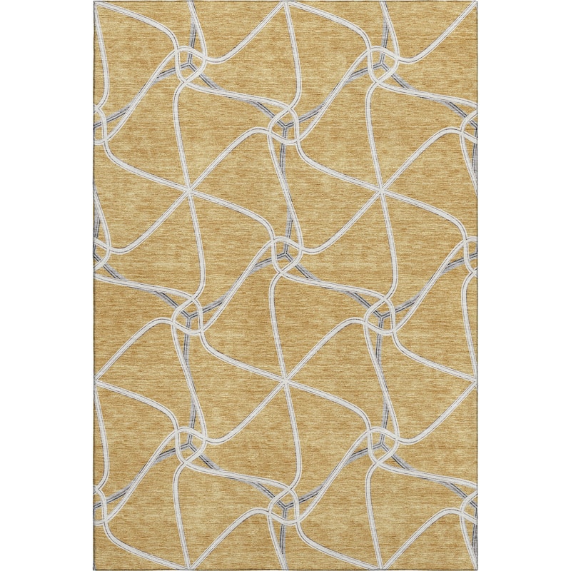 Premium Washable Super Soft Contemporary Geo Mayfield Rug