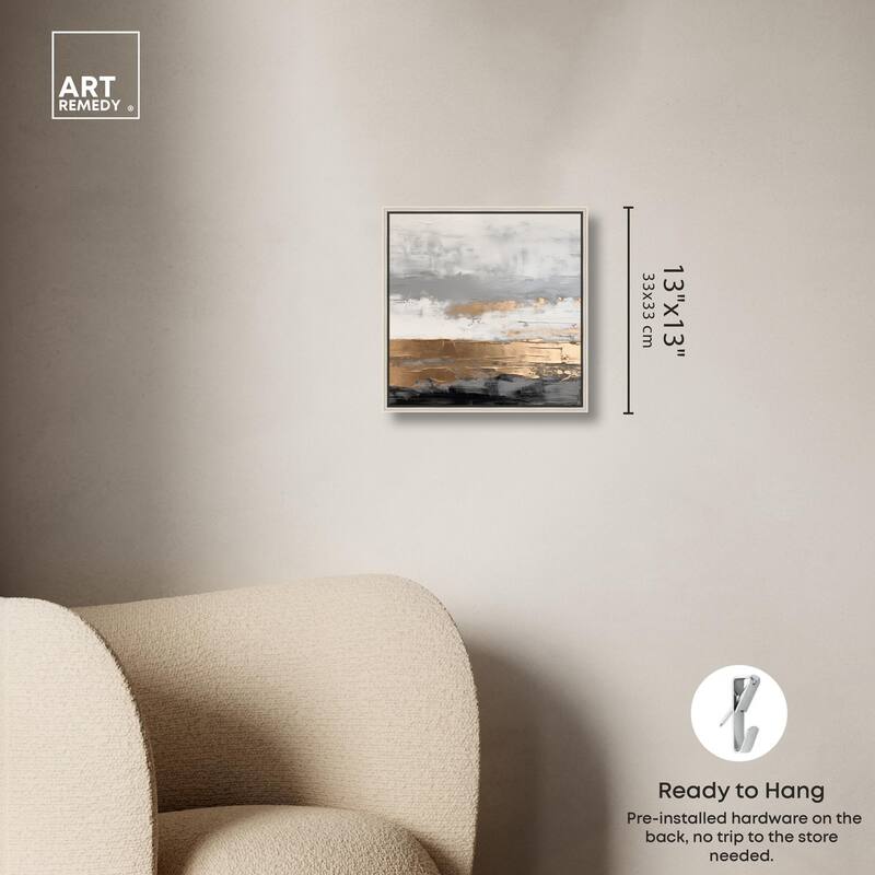 Moonlit Gold II Canvas by Art Remedy