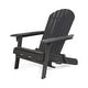 preview thumbnail 23 of 49, Bellwood Outdoor Acacia Wood Folding Adirondack Chairs (Set of 2) by Christopher Knight Home