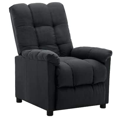 vidaXL Recliner Dark Gray Fabric - 29.1" x 38.9" x 40.1"