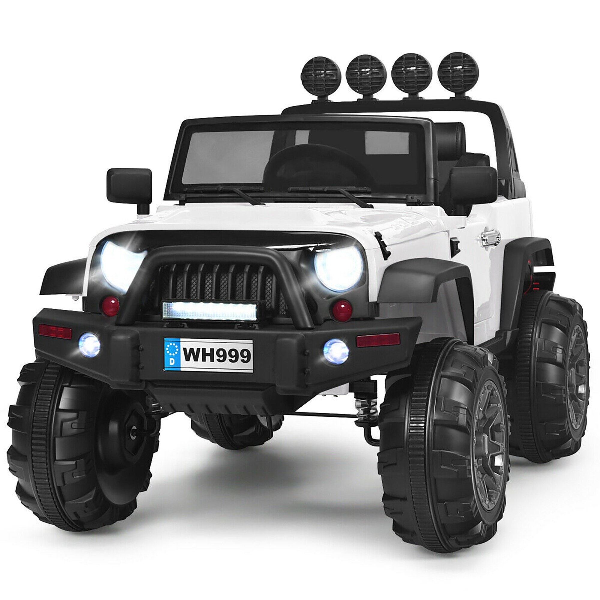 white rc car