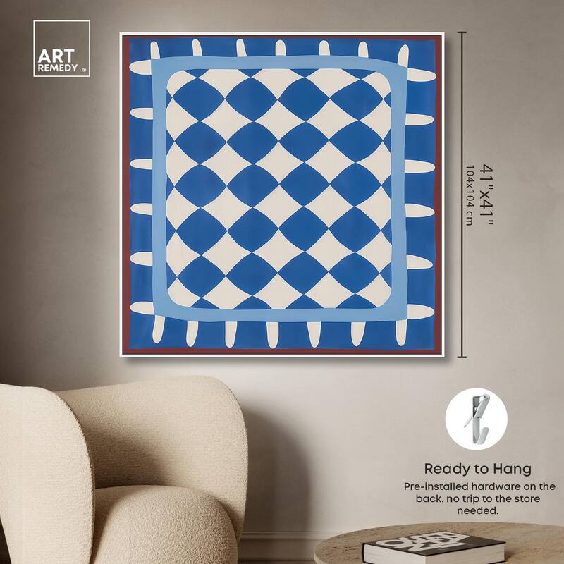 Framed in Color Canvas by Art Remedy