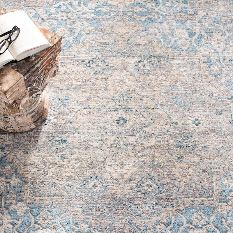 SAFAVIEH Dream Gobnait Vintage Abstract Polyester Rug