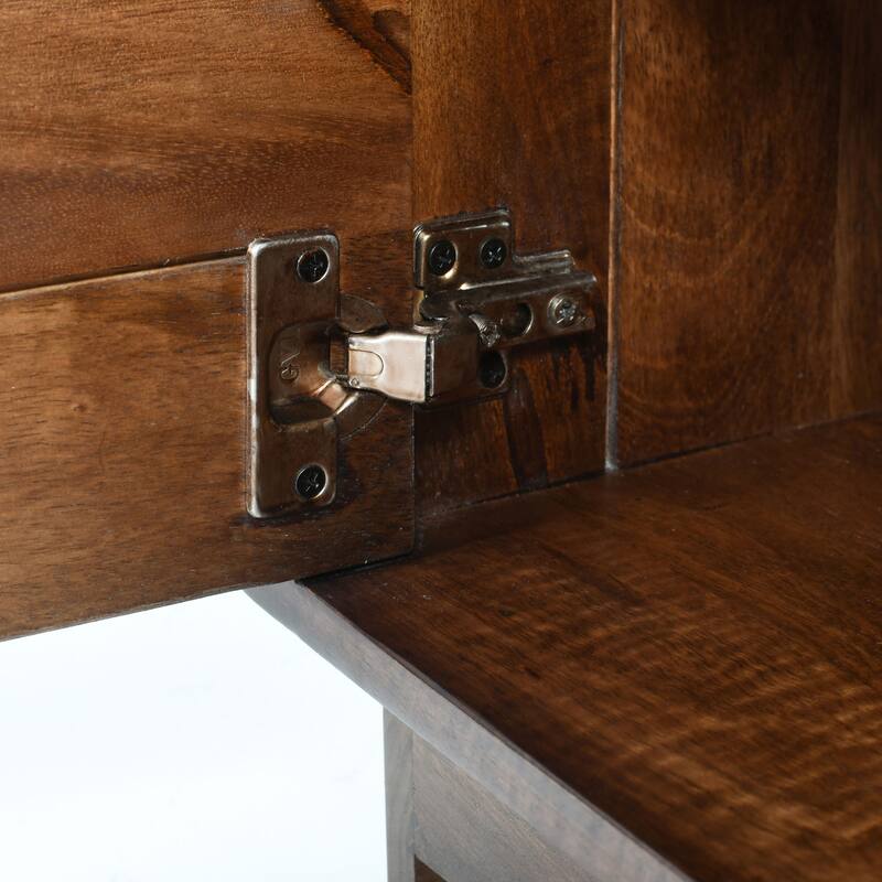 Christopher Knight Home - Bennett Walnut-Finished Solid Wood Nightstand with Drawer