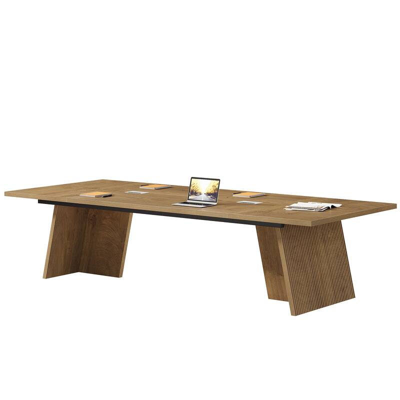 Modern Conference Table for 10 People, Large Conference Room Table