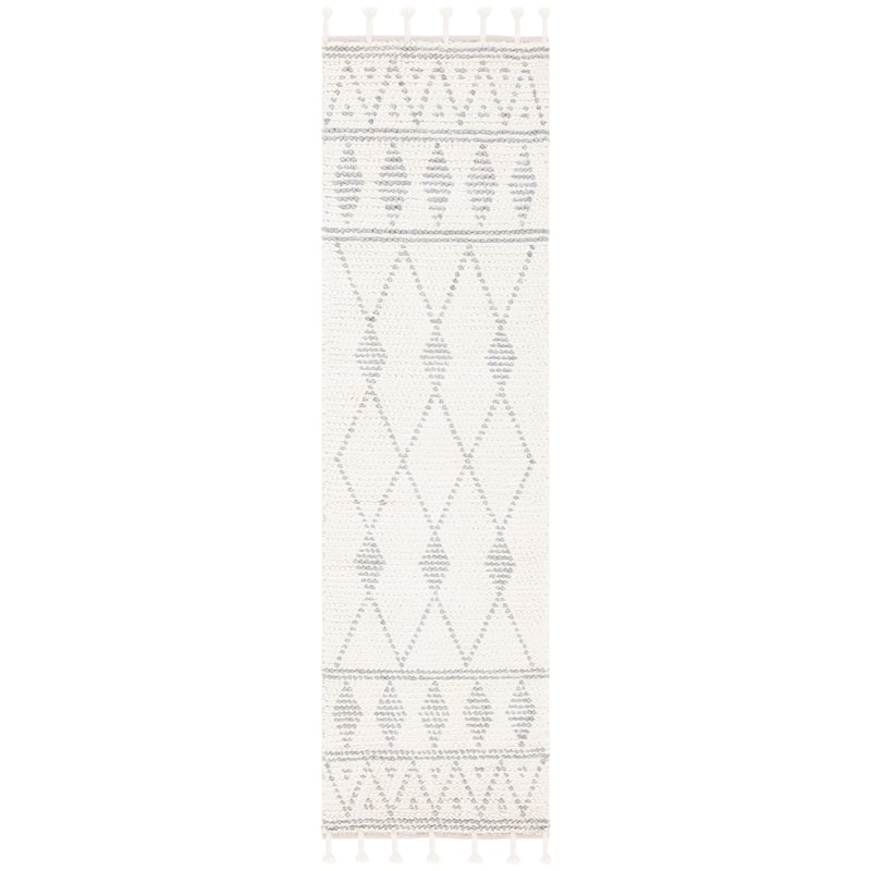 SAFAVIEH Handmade Casablanca Margret Boho Wool Tassel Rug
