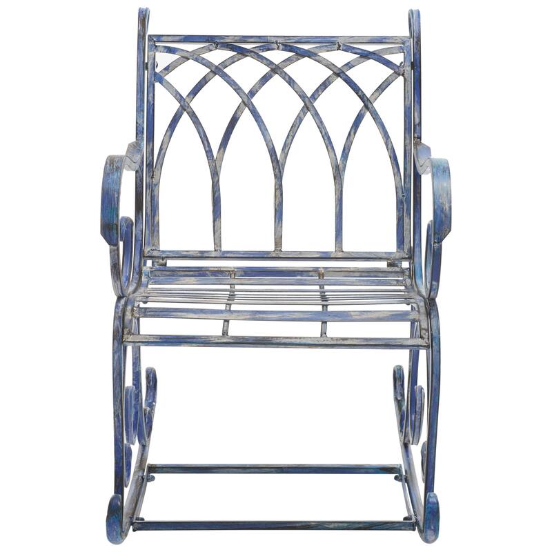 SAFAVIEH Outdoor Amara Rocking Chair - 33"Wx37"Dx23"H