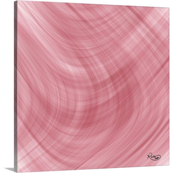 "Double Pink II" Canvas Wall Art