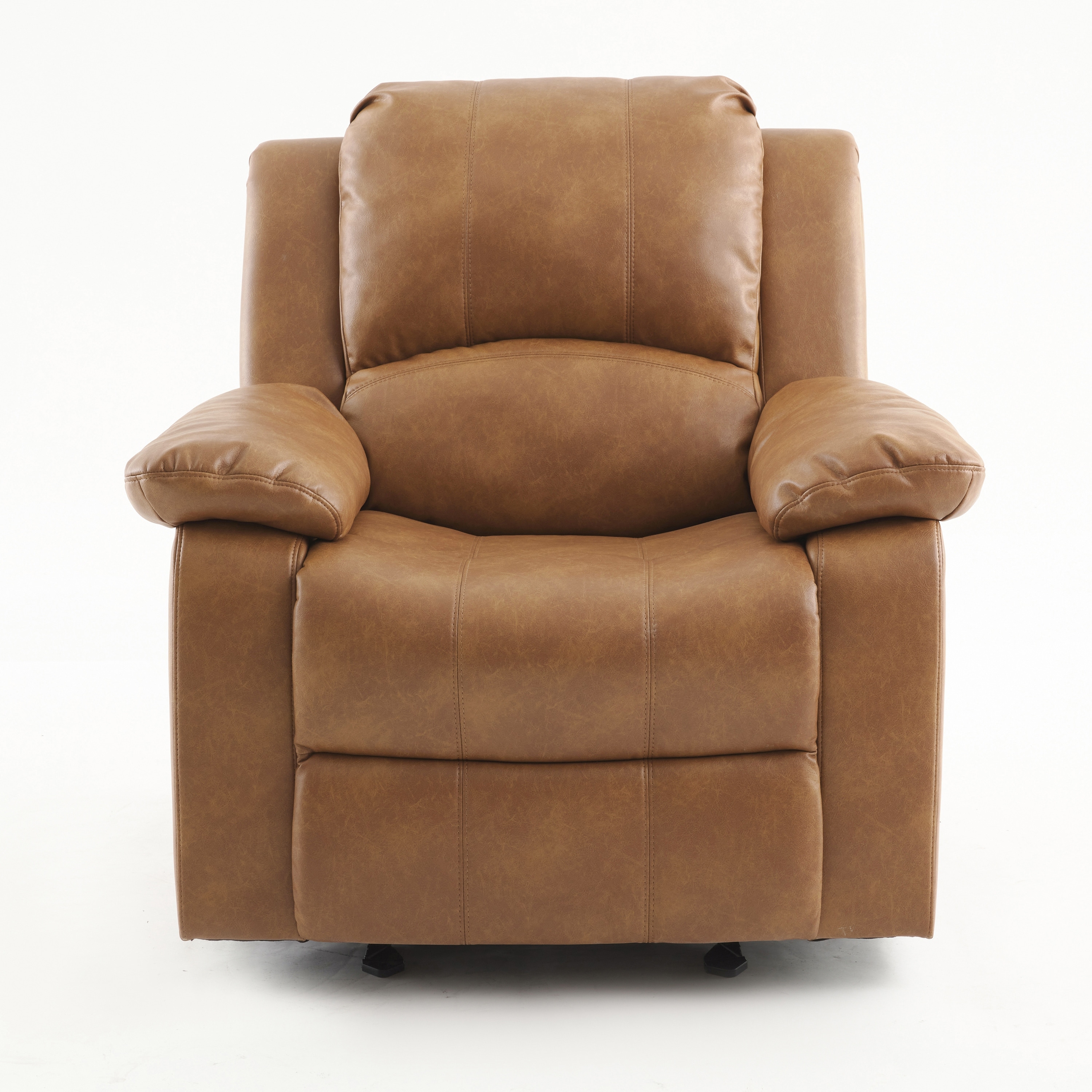 Charleston Leather Gel Glider Rocker Recliner by Greyson Living