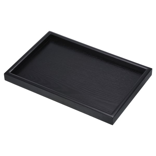 slide 2 of 8, Wood Serving Tray Rectangle Decorative Platter Home Kitchen Table