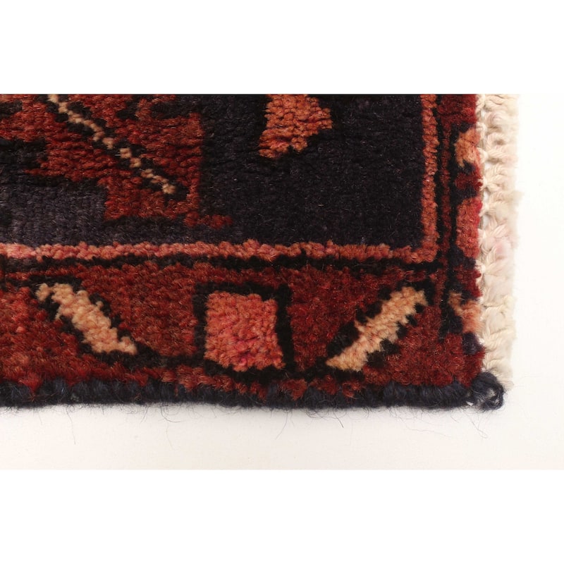 ECARPETGALLERY Hand-knotted Andelz Dark Brown Wool Rug - 4'0 x 7'0