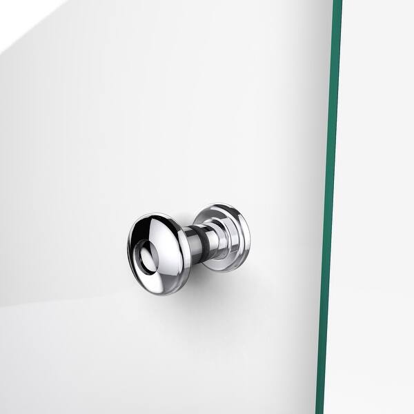 DreamLine Aqua Fold 33 1//2 in W x 72 in SHDR-3634720-01 H Frameless Bi-Fold Shower Door in Chrome