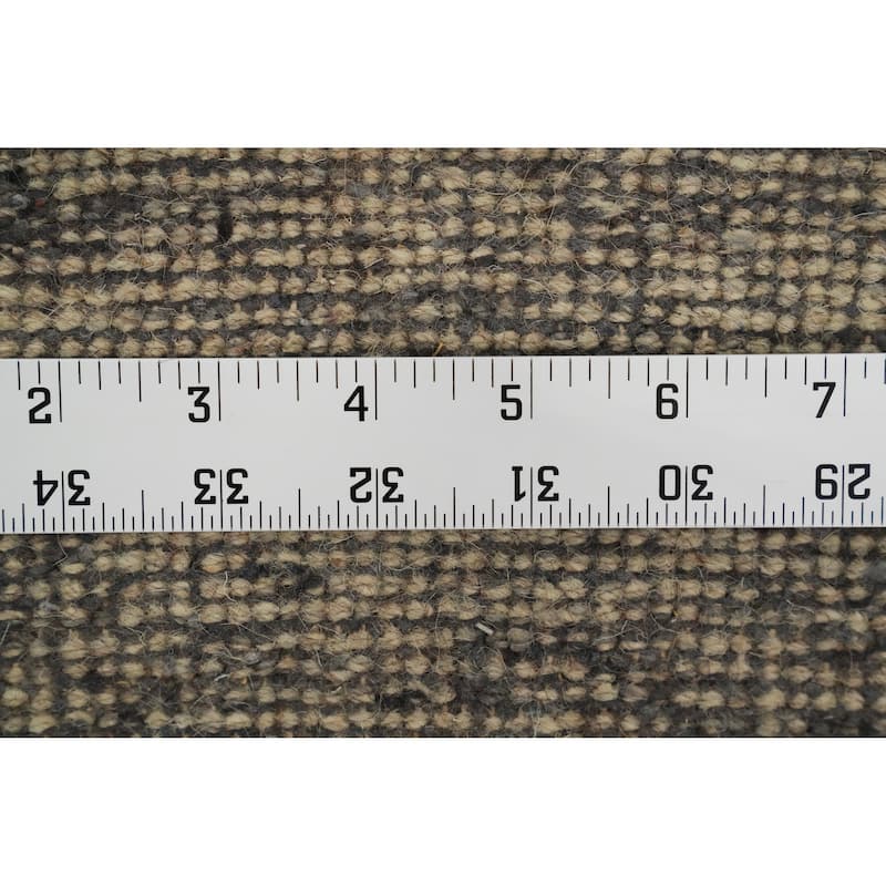 Hand Knotted Oriental 100% Wool Carpet Modern Modern Beige & Ivories Gabbeh Area Rug - 7' 11'' X 5' 8''
