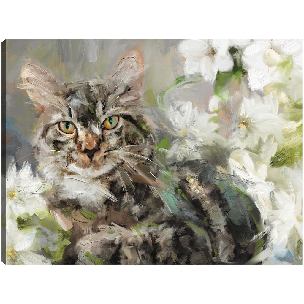 Jolis Chats I By Studio Arts Canvas Art Print