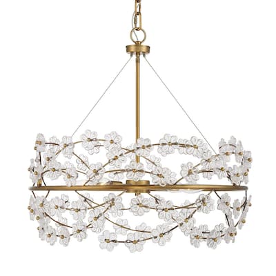 Savoy House 1-1727-5 Camille 5 Light 24" Wide Drum Chandelier