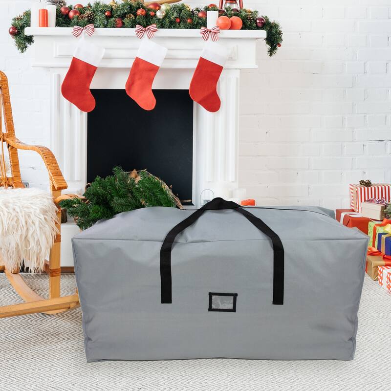 43" Gray and Black Multipurpose Storage Bag