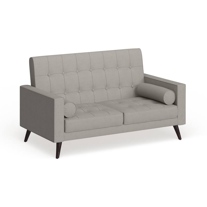 Carson Carrington Rodekro Mid-century Style Fabric Loveseat
