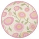 preview thumbnail 23 of 27, SAFAVIEH Handmade Children's Spring Ivory New Zealand Wool Rug 6' Round - Ivory/Pink