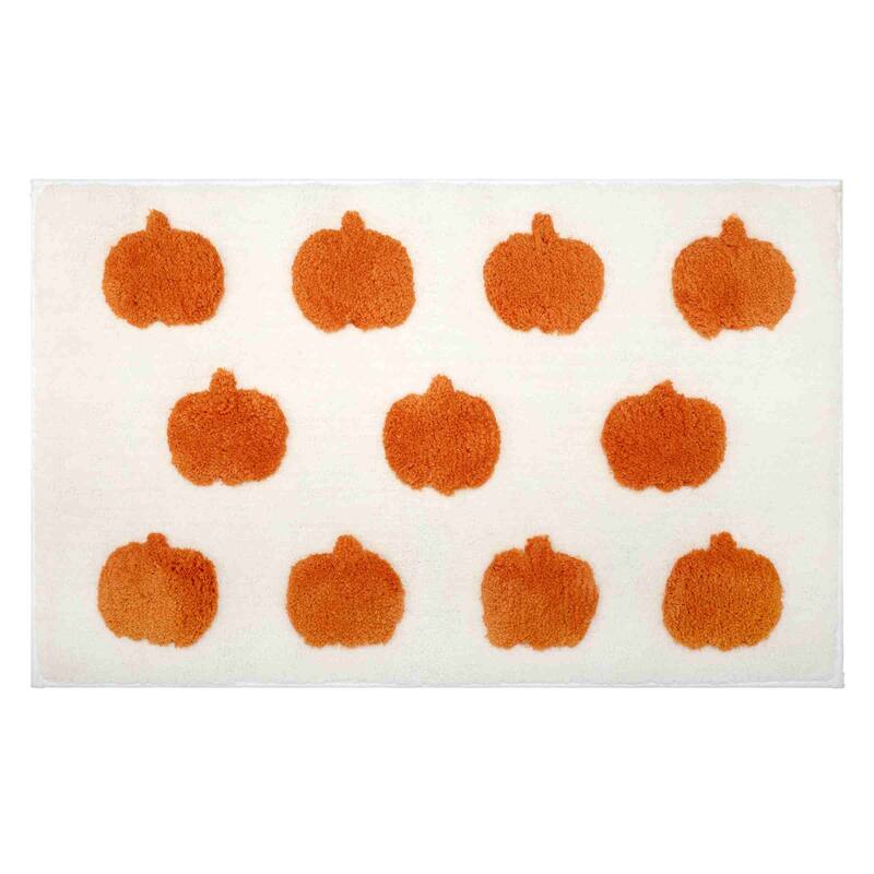 Avanti Linens Allover Pumpkins Halloween Rug