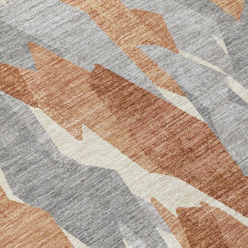 Machine Washable Indoor/ Outdoor Contemporary Dylan Chantille Rug