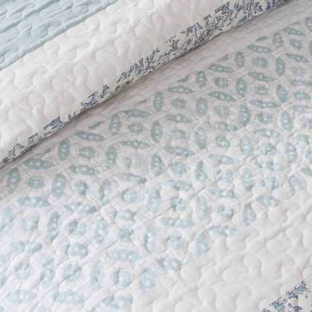 Madison Park Vanessa Cotton Percale 6-piece Coverlet Set