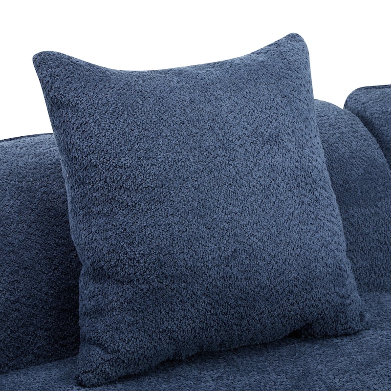 Christopher Knight Home - Linda Fabric Curved Sectional Sofa