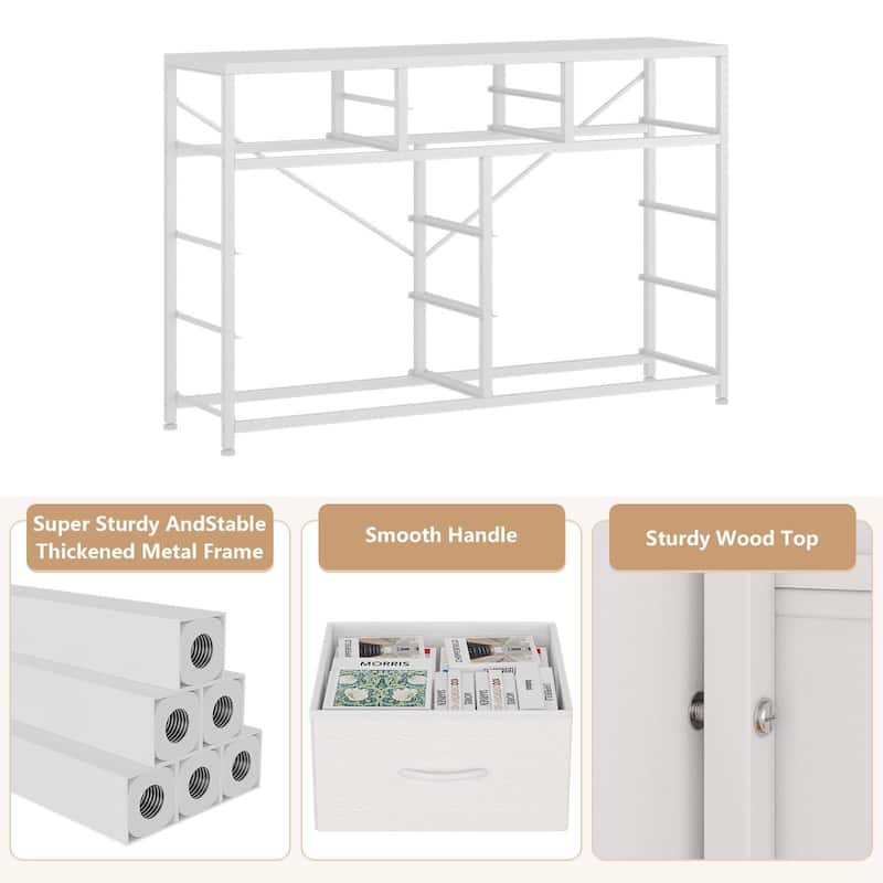 Wide 10 Drawer Dresser for Bedroom