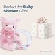 preview thumbnail 5 of 4, Bearington Baby Dottie 5" Pink Teddy Bear Rattle