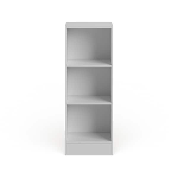 Porch Den Alethea Short Narrow 3 Shelf Bookcase Overstock 20340073
